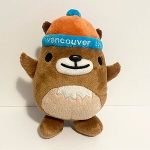 Vancouver 2010 Winter Olympics Mascot 7” Plush Toy Mukmuk Stuffed Animal Muskrat